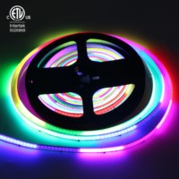 Bande LED COB RGB WS2814 IC 6000K IP20 en cuivre, haute densité, couleur uniforme, effet de poursuite, 5 m, DC24V, 784 LED/m, 14 IC/m, pour décoration intérieure