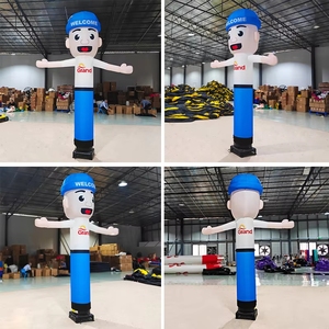 Estrellas Inflables Ondulantes para Publicidad Exterior, Personajes de Dibujos Animados Personalizados, Modelo Portátil con Sopladores, Resistentes al Agua y al Viento - Product Image 2