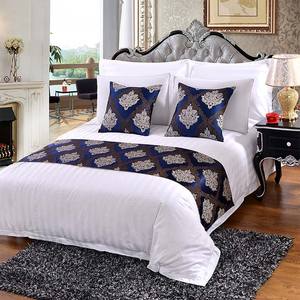 प्रतिस्पर्धी मूल्य रानी बिस्तर शीट सेट होटल लिनन लक्जरी राजा आकार सफेद बिस्तर सेट - Product Image 5