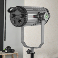 Lampe LED COB Professionnelle 400W en Aluminium pour Éclairage Photo de Studio, Vidéo en Direct, Stroboscopique 41800LM, Température de Couleur Réglable