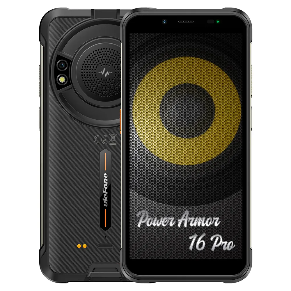 ulefone Armor 16 Pro Cheapest Factory 5.9 Inch Rugged Phone With Nfc Fingerprint Support dest charging dock/endoscope Android 12