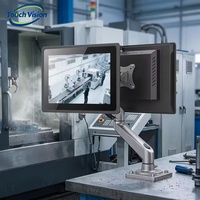 Moniteur tactile industriel robuste de 15,6 pouces, étanche IP65, 10 points tactiles, boîtier métallique PCAP, VESA Full HD CNC