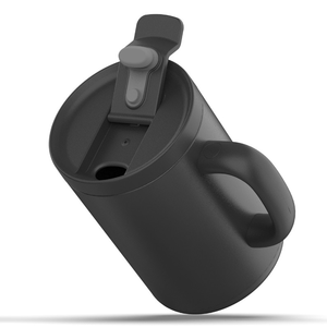 Tasse de bureau personnalisée PINKAH 350ML/12oz, en acier inoxydable, isotherme, anti-fuite, pour thé et café, avec poignée, à emporter - Product Image 4