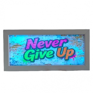 <span class=keywords><strong>Lampada</strong></span> da Notte LED Colorata in Acrilico, Luce Ispirazionale per Camera da Letto, Scrivania, Dormitorio, Regalo, Decorazione Casa, Ornamento da Tavolo - Product Image 4