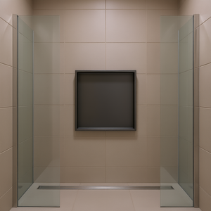 Nicho de Ducha de Acero Inoxidable 17 x 15, Color Negro Gunmetal, Rectangular, Montado en la Pared, Accesorio de Baño - Product Image 2