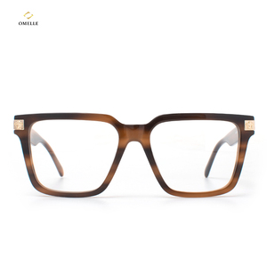 Omelle thâm quyến nhà máy tùy biến <span class=keywords><strong>3D</strong></span> kim loại logo photochromic Acetate kính quang học khung chống ánh sáng màu xanh của nam giới kính khung - Product Image 3