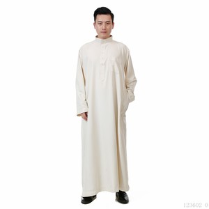 Hot-selling Islamic <b>Thobe</b> Muslim traditional clothing, anti-static, breathable, Abaya accessories, <b>men's</b> Joli dress - Product Image 3