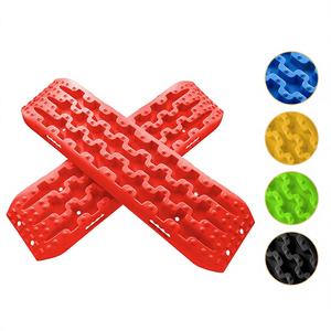 Plaque de secours automobile en plastique PP durable pour véhicules tout-terrain, neige, désert, boue, planche de sauvetage double face antidérapante, tous outils d'urgence - Product Image 1