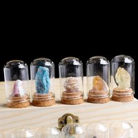 Vente en gros de cristaux de quartz naturel transparents, spécimens de roche, ornements, cristaux minéraux, pierres brutes, forme géométrique, emballage en boîte en bois