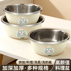 Fregadero Redondo de Acero Inoxidable Extra Grueso, Apto para Lavavajillas y Horno, para Cocina, Lavado y Lavandería - Product Image 4