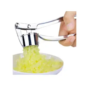 Handheld Zink legierung Edelstahl Knoblauch Fleischwolf Knoblauch presse für die Küche