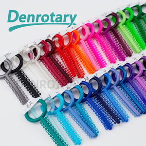 Staffe multiuso per l'igiene orale 5000 pezzi in lattice di colore elastico legature catena di alimentazione ortodontico elastomerico - Product Image 4
