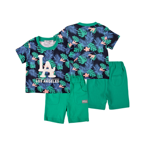 Set di 2 Pezzi in Cotone a Maniche Corte per Neonati e Bambini Piccoli, <span class=keywords><strong>Abbigliamento</strong></span> <span class=keywords><strong>Estivo</strong></span> per Neonati - Product Image 2