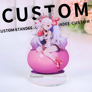 ตกแต่งโต๊ะ DIY ชั้นวางจอแสดงผลอะคริลิคขาตั้งแก้วใสที่กําหนดเองอะนิเมะตัวละครพลาสติก standee ผู้ถือ himono <span class=keywords><strong>umaru</strong></span> - Product Image 3