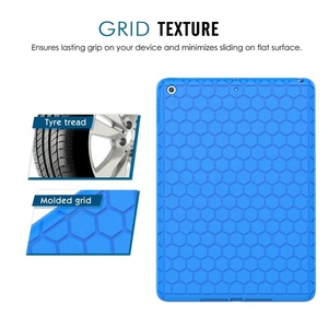 Ins — étui en Silicone pour tablettes enfants, peigne à miel, étui anti-choc léger, souple, pour <span class=keywords><strong>iPad</strong></span> 9.7, <span class=keywords><strong>2018</strong></span>, 2017 - Product Image 6