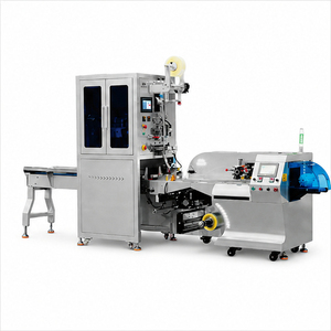 ABBA-HX60 Enrouleur de film à flux continu, Machine à emballer les coussins automatique à 3 servomoteurs, Surveillance à distance, Corps en acier inoxydable, Remplissage de bouteilles - Product Image 2