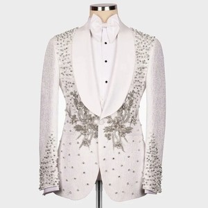 <span class=keywords><strong>Costume</strong></span> de <span class=keywords><strong>mariage</strong></span> <span class=keywords><strong>pour</strong></span> <span class=keywords><strong>homme</strong></span> en gros, blazer respirant sur mesure, smoking ajusté orné de strass - Product Image 3