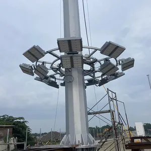 High Quality 15m 20m Hot-dip Galvanized High Mast Lighting For Sport Stadium
