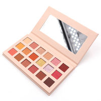 Créez votre propre marque de maquillage pour les yeux, fabricant de palettes de fards à paupières 18 couleurs, OEM
