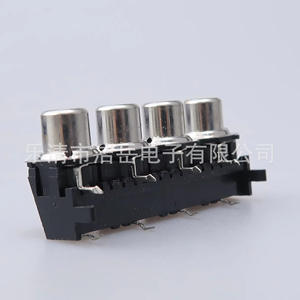 Conector RCA Fono de 4 Pines para Montaje en Panel, Conector Hembra de Audio y Video para Equipos AV - Product Image 2