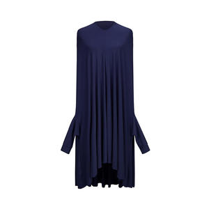 Hochwertiger Einfarbiger Dehnbarer Ärmel-Jilbab für Frauen, Langer Hidschāb, Islamischer Khimar, Muslimischer Ramadan-Gebets-Abaya - Product Image 4