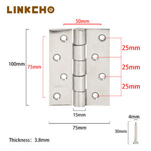 Bisagra de Acero Inoxidable de Alta Calidad al por Mayor, de 4 Pulgadas y 3.8 mm de Grosor, con Rodamiento de 270 Grados, para <span class=keywords><strong>Puertas</strong></span> de Madera de Dormitorio y Baño, Estilo Contemporáneo - Product Image 5
