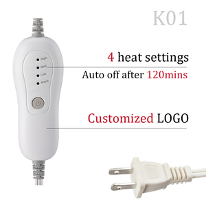 Coussin chauffant électrique 4 réglages de chaleur 120 minutes d'arrêt automatique Coussin chauffant - Product Image 2