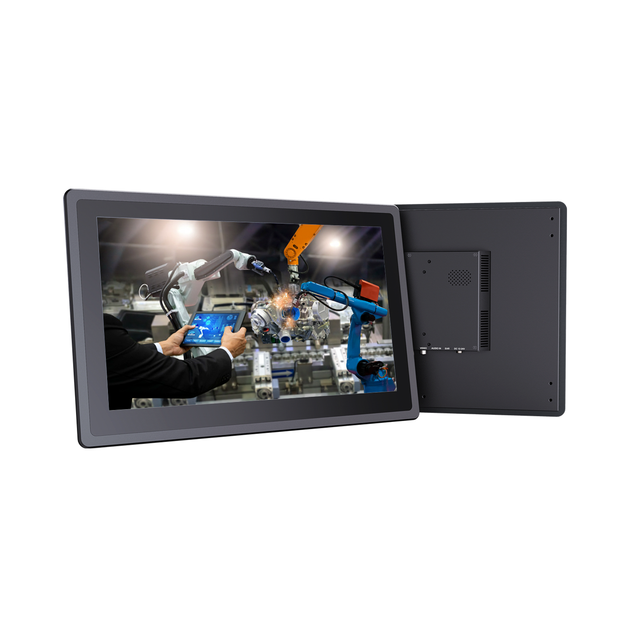 13.3 15.6 21.5 Inch 1000nit Industrial 10 Points Touch Screen Wall Mounted Monitor with HDMI VGA AV
