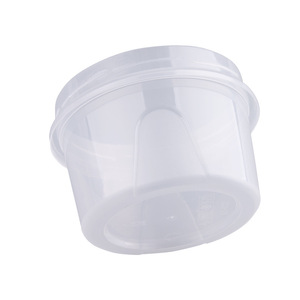 Disposable Soup Bowl Twist Top Plastic Round <b>Takeaway</b> <b>Container</b> Small Size Airtight Storage Box - Product Image 1