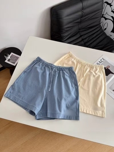 Shorts de Mezclilla para Mujer, Estilo Verano <span class=keywords><strong>Y2</strong></span>, Cintura Elástica, Relajados y Cómodos, Deportivos e Informales - Product Image 3