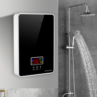 Système de douche électrique sans réservoir 220V 4500W pour la maison, l'hôtel, la salle de bain, chauffage rapide, thermostat numérique, économie d'énergie, IPX4, sûr