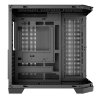 AntarcChill Factory OEM White Panoramic ATX Gaming Computer Case Tempered Glass Mid Tower Chassis Support 10 Fans 360mm Radiator