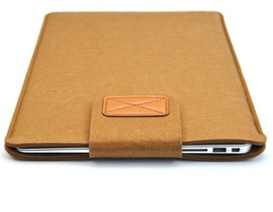 Oem thời trang sinh thái thân thiện Len cảm thấy Túi máy tính xách tay chống sốc 13inch cảm thấy máy tính xách tay tay áo trường hợp đối với phụ nữ macbook không khí - Product Image 4