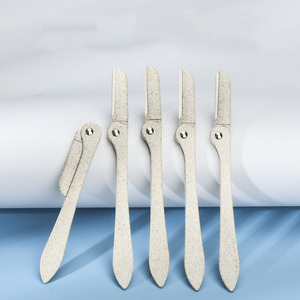 Antiscivolo impugnatura pieghevole in paglia raschietto <span class=keywords><strong>per</strong></span> <span class=keywords><strong>sopracciglia</strong></span> con rete a filo e lama rimovibile strumento di bellezza <span class=keywords><strong>per</strong></span> il trucco delle <span class=keywords><strong>sopracciglia</strong></span> - Product Image 1