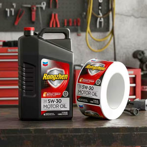 מדבקות ויניל חתוכות בהתאמה אישית להדפסה סיטונאית, עמידות למים, לבקבוקי פלסטיק של שמן מנוע, לאריזה - Product Image 1