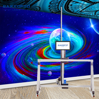 Máquina de Impresión 2 en 1 para suelo y pared Impresora 2 en 1 Impresora de pared vertical automática