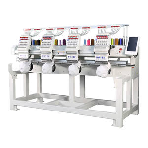 Mesin bordir kepala tunggal industri digunakan untuk datar kompak/topi/Kaus/garmen/logo/bordir 3D untuk dijual - Product Image 6