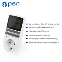 OPEN OP01 EU/UK/US/AU Digitaler Licht-Timer-Stecker Steckdose Timer-Buchse LCD-Anzeige Energie sparende Wand Plug-in Power-Timer-Buchse