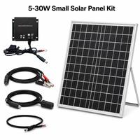 Panneau solaire monocristallin OEM 20W 12V avec contrôleur de charge pour éclairage public solaire, vente en gros d'usine