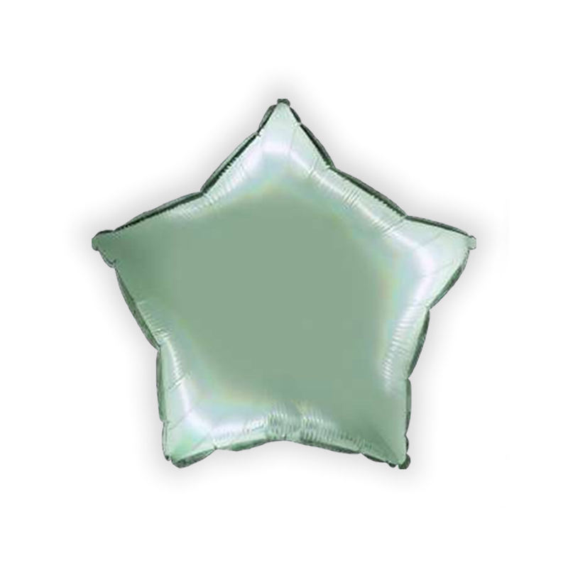 star rainbow holo platinum light green