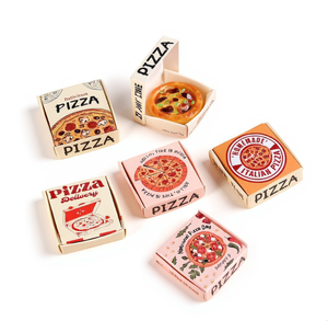 Scatola per <span class=keywords><strong>Pizza</strong></span> <span class=keywords><strong>in</strong></span> Resina Simulata, Accessori per Casa delle Bambole 1:12, Mini Ornamenti da Cucina, Miniature e Ciondoli - Product Image 3