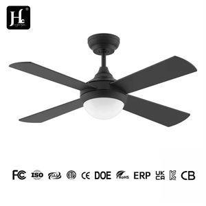 Ventilador de Techo LED Moderno con 4 Aspas de ABS, Motor DC, Control Remoto, Ventilador de Exterior Económico con Control Remoto - Product Image 4