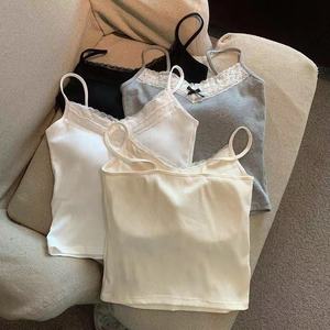 Женский Кружевной серый топ - Product Image 4