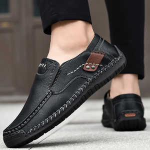 Factory Hot Sale Outdoor Fashion Soft Leather Men's Plus Size Shoes Casual Slip-on <strong>Loafers</strong> With Wholesale Price - Product Image 5