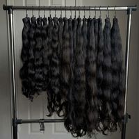 Cabello Virgen Indio Crudo 12A, Cabello Indio Virgen Sin Procesar, Cabello Indio con Cutícula Alineada de la India