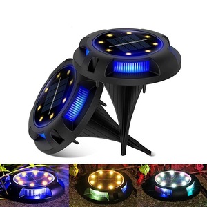 Lampe solaire encastrée XINSITE, étanche, LED, pour jardin, pelouse, allée, éclairage décoratif extérieur - Product Image 5