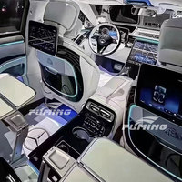 Mercedes Benz Classe S W223 intérieur équipé d'un petit panneau de table électrique multifonctionnel Équipé d'une charge sans fil