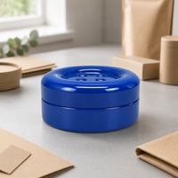 Boîte en fer blanc personnalisée en forme de bouton, étui de rangement portable en métal pour bonbons, bijoux et emballage cadeau
