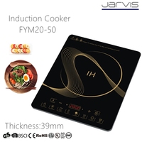 Table de cuisson à induction portable 2000W, commande tactile, minuterie, verrouillage enfant, appareil de cuisson de table rapide et efficace