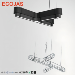 Ecojas hiện đại hình chữ T và hình chữ thập ngân sách âm thanh ánh sáng Trần lịch thi đấu với điều khiển từ xa - Product Image 2